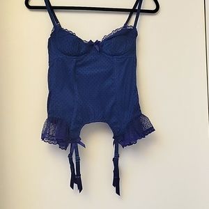 Victoria's secret sexy little things, 34B, lace blue